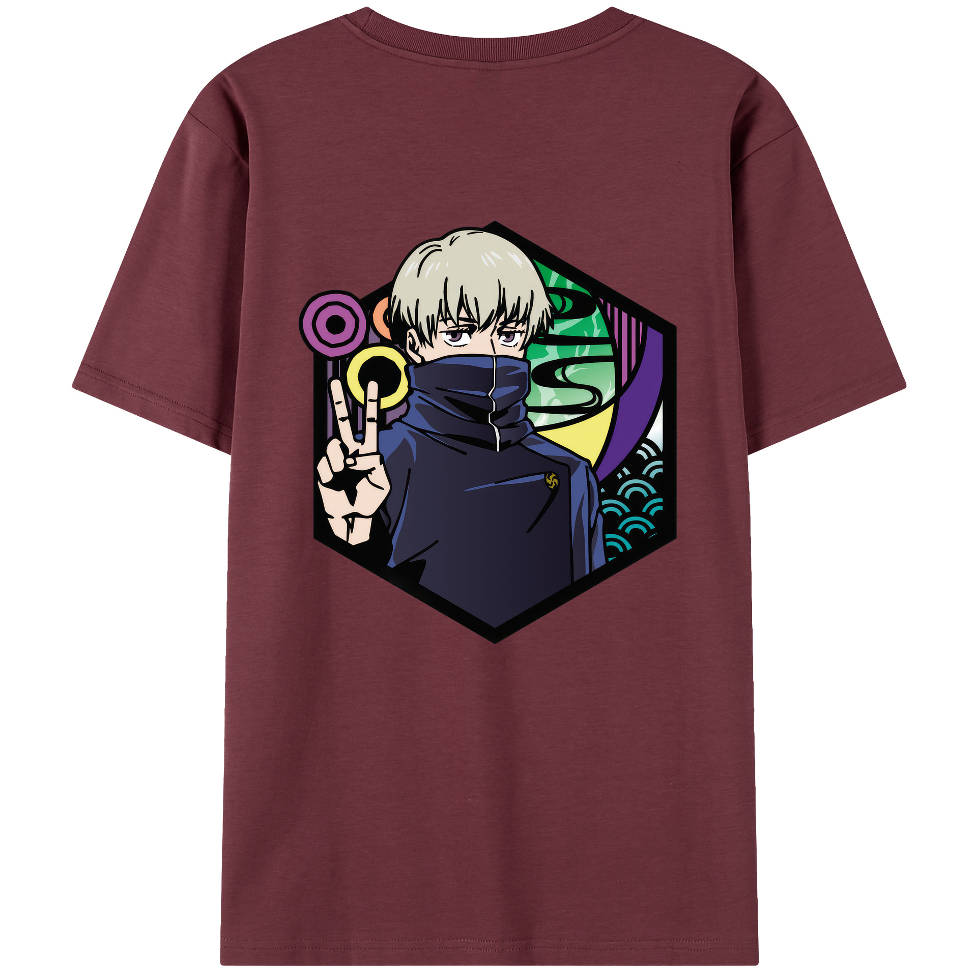 （画像用） 呪術廻戦 Jujutsu Kaisen 綿100％半袖Tシャツ（背面プリント）